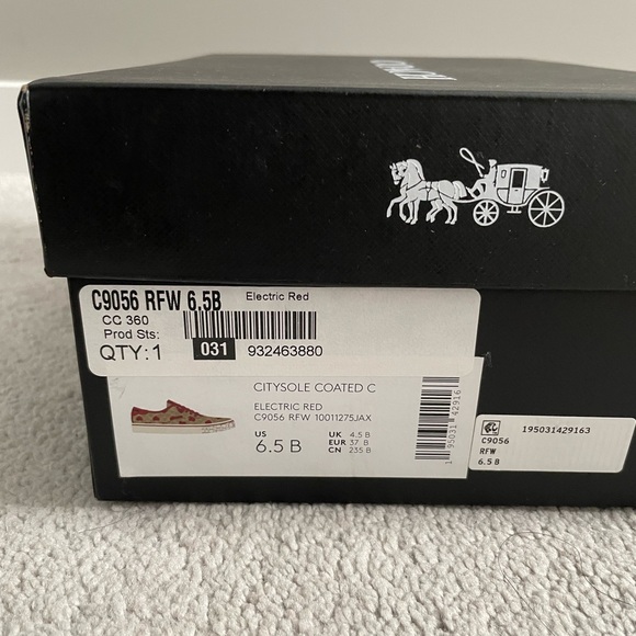 Coach Citysole Skate Sneaker With Heart Print in size 6.5 US - Picture 13 of 16